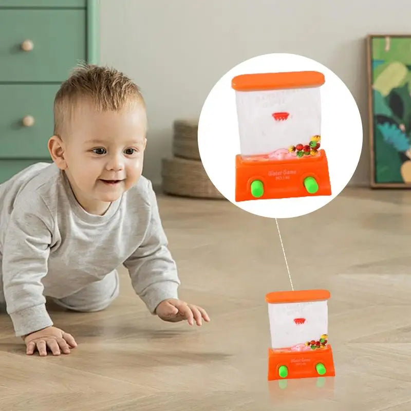 Handheld Water Game Miniature Arcade Set Water Games Educational Fine Motor Toys With Toss Water Ring Retro Pastime Party Favor - THOOBO!