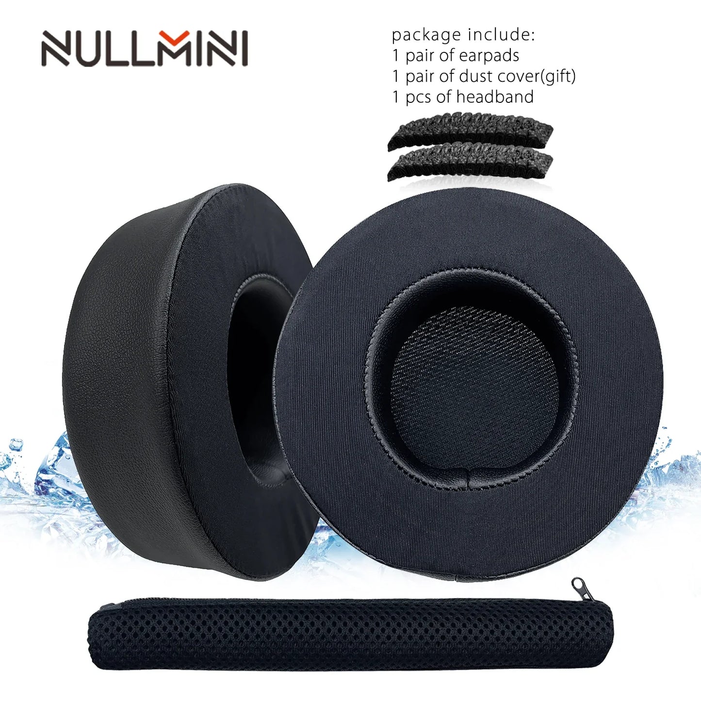 NullMini Replacement Earpads for Corsair Virtuoso RGB, Virtuoso RGB Wireless SE, Virtuoso RGB Wireless XT Headphones Headband