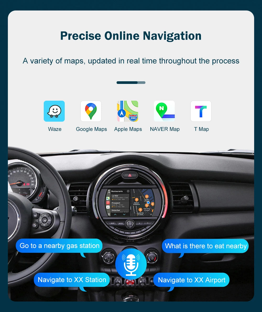 MiniJoy Wireless CarPlay System – Plug-In Happiness for Your MINI Cooper Adventure