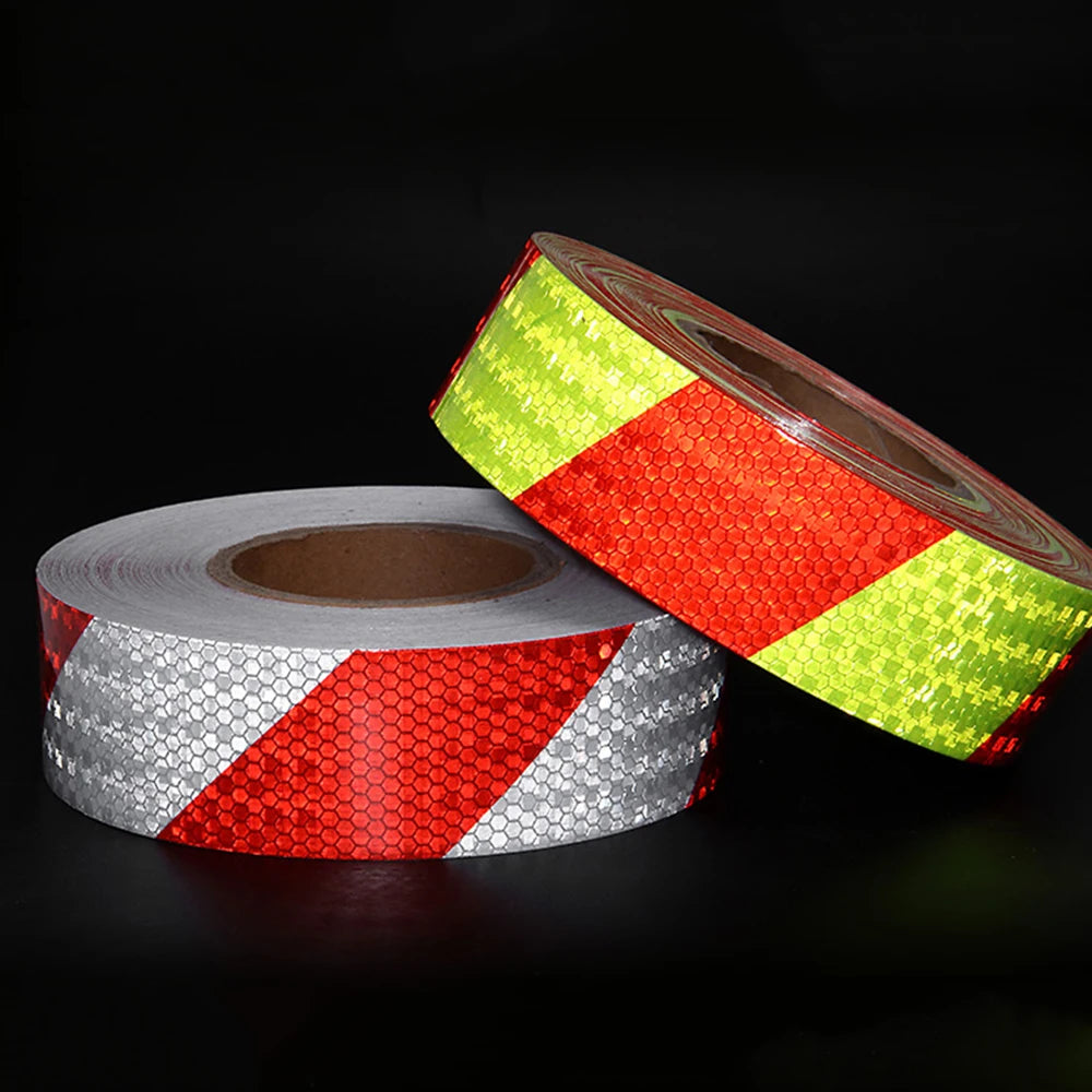 GlowStripe Pro – Shining Reflective Safety Warning Tape for Cars, Bikes & Bold Adventures - THOOBO!