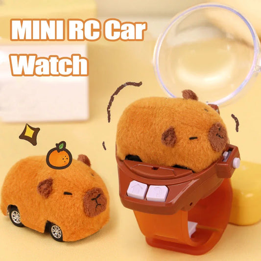 Capybara Rabbit RC Car Watch Toy – 2.4G Remote Control Racing Car