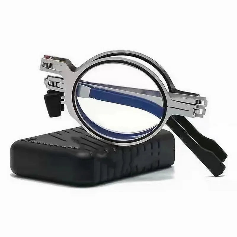 MOONBIFFY Fold & Focus – Portable Smart Folding Blue Light Reading Glasses for Men & Women 👓✨ - THOOBO!