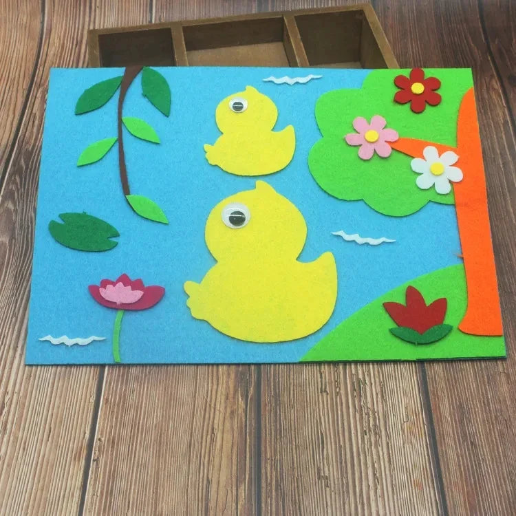 40pcs Felt Fabric Sheets DIY Patchwork & Sewing Craft Set