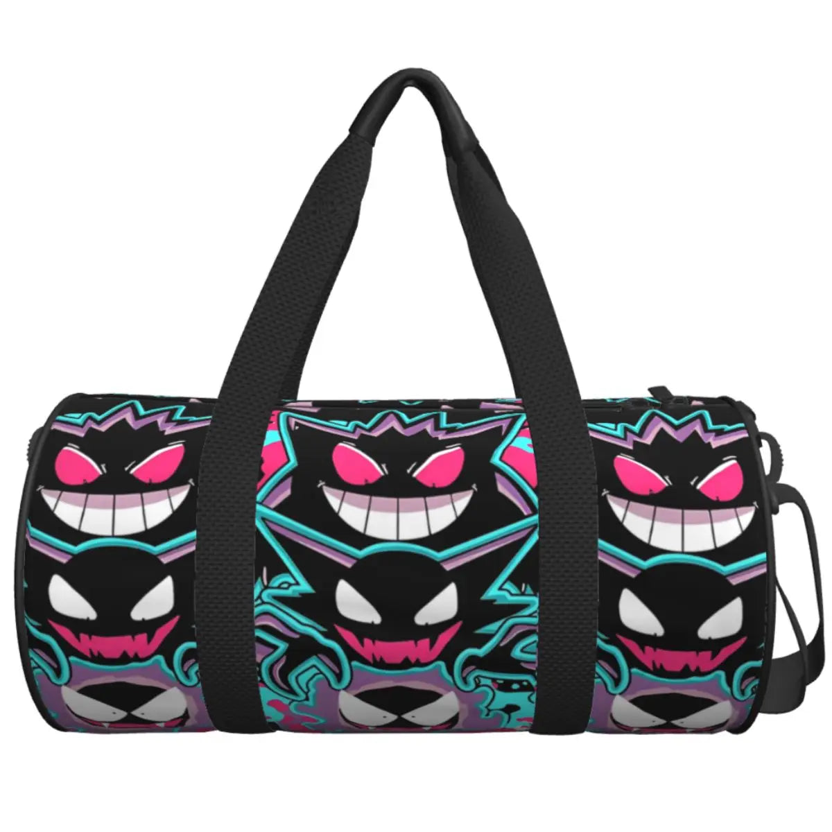 Gengar ShadowPack — Large Waterproof Pokémon Travel & Gym Duffle Bag for Hardcore Trainers
