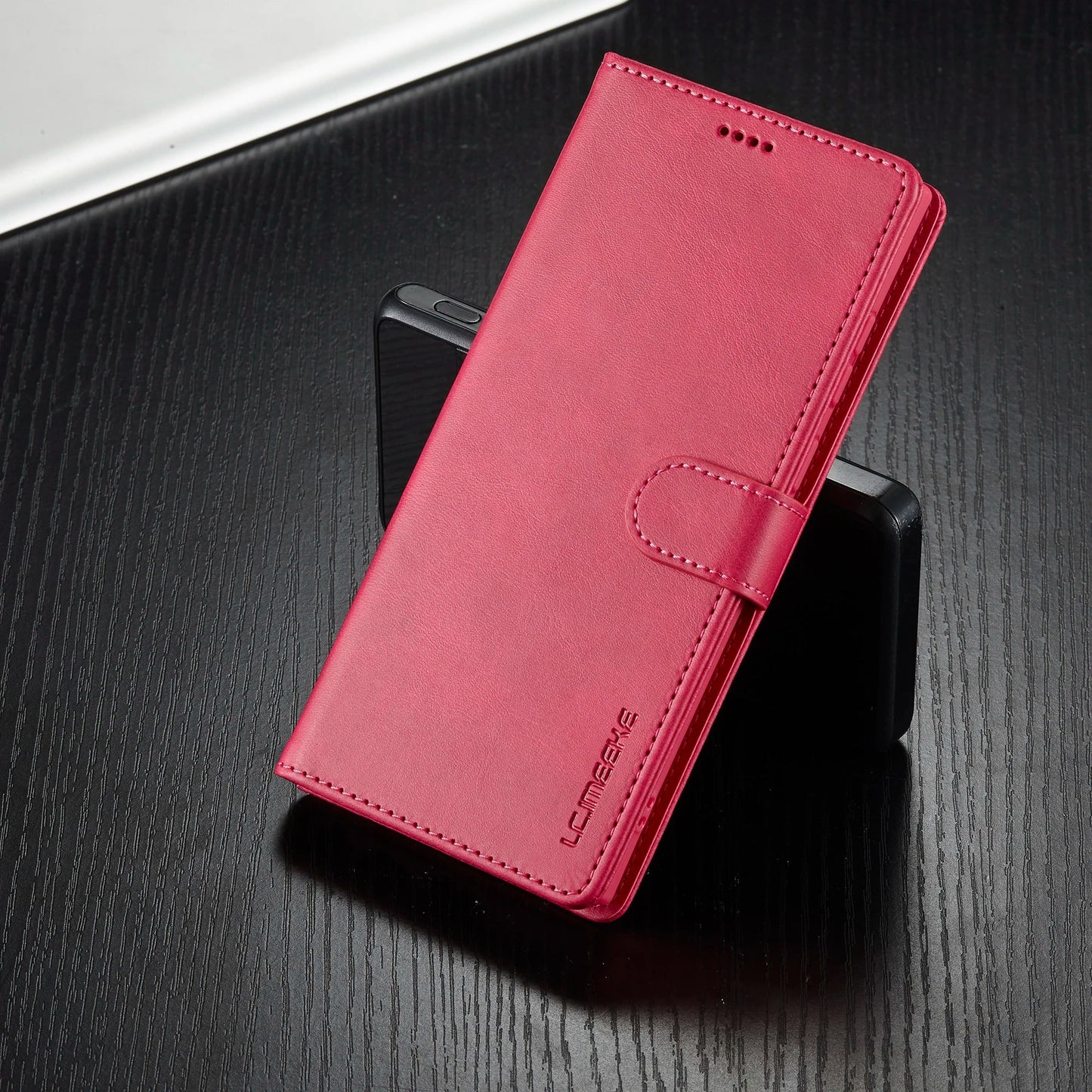 Leather Wallet Case For Samsung Galaxy S25 S24 S23 S22 Ultra S21 S20 FE S10 S9 Plus Note20 10 Plus Business Flip Card Cover