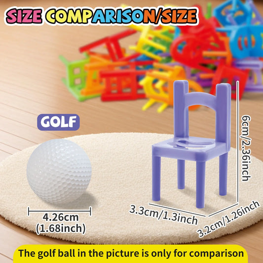 Stacking Chair Game – Educational Balance & Building Toy Set