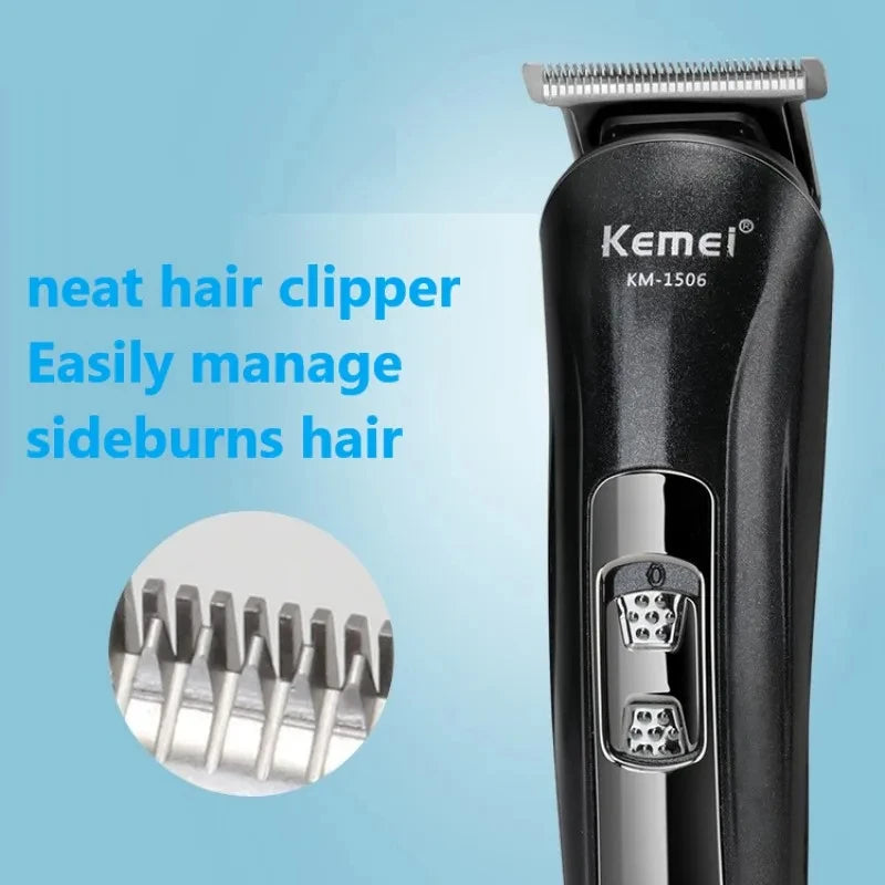 ⚡️Kemei KM-1506 – The 3-in-1 Electric Grooming Beast for Face, Fuzz & Flair | USB Rechargeable Precision Trimmer