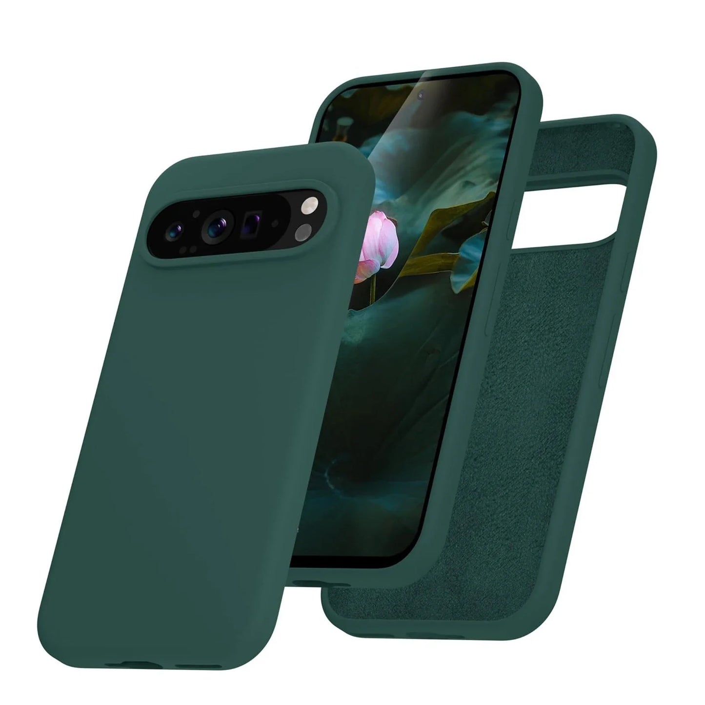 Fashion Liquid Silicone Case for Google Pixel 9 Pro XL 8A 7A 6A 5A Soft Skin Feeling TPU Cover for Google 9A 6 7 8 9 Pro 8Pro