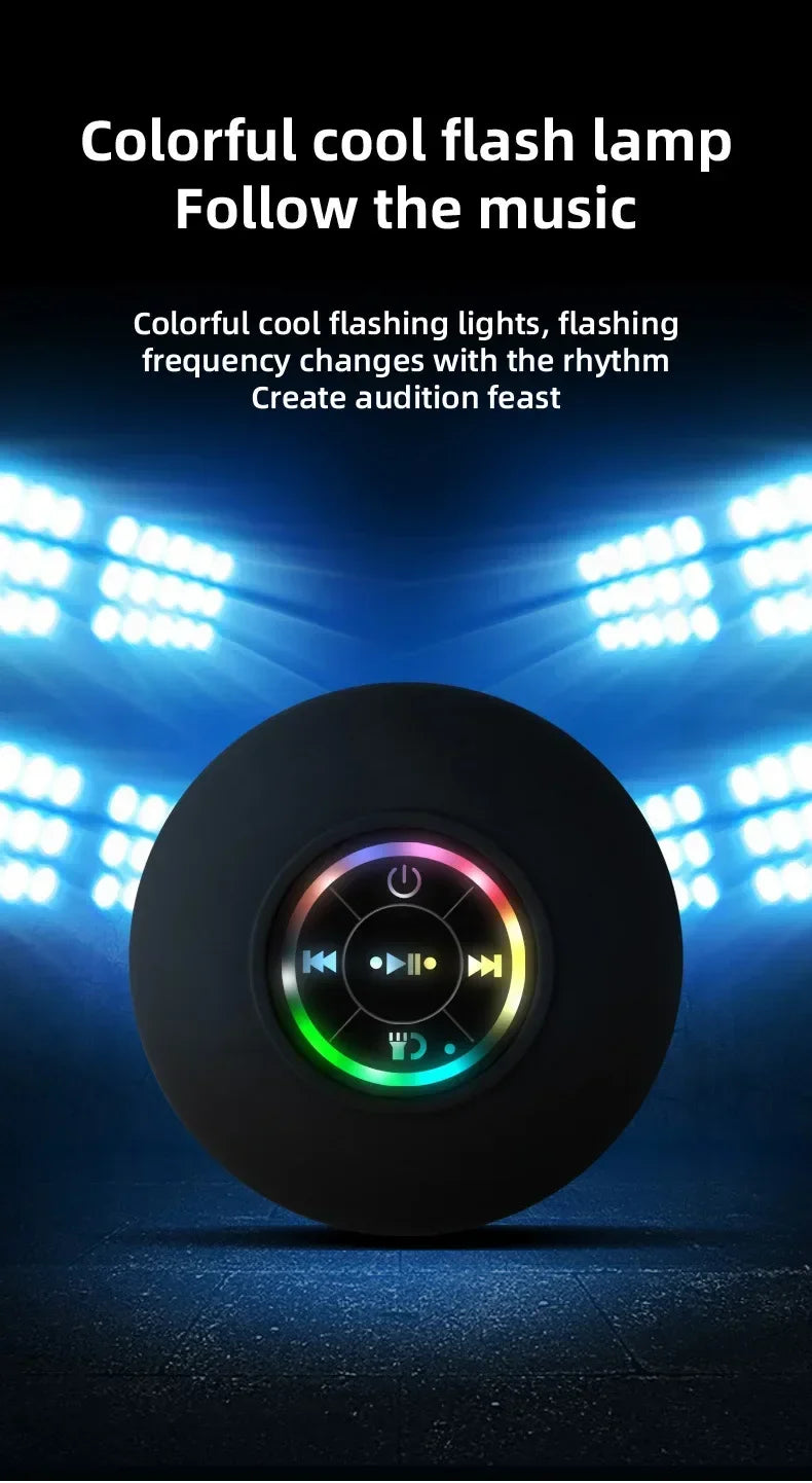 Splash & Jam – Waterproof Wireless Bluetooth Speaker with Suction Power & Big Sound Vibes
