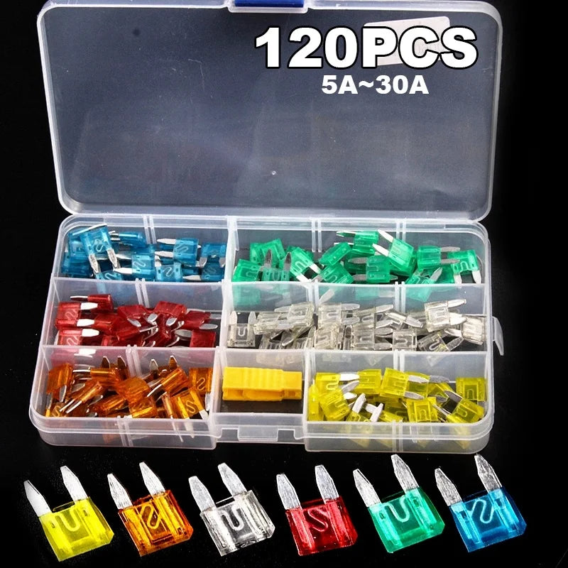 Fuse boxes come in various specifications, with 60 and 120PCS not having medium fuses, while 60PCS are packaged in bags - THOOBO!