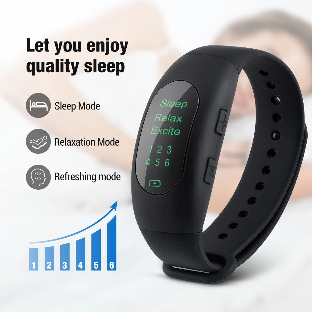 DreamPulse Watch – 3-in-1 Microcurrent Sleep & Mood Wristband for Natural Rest & Recharge