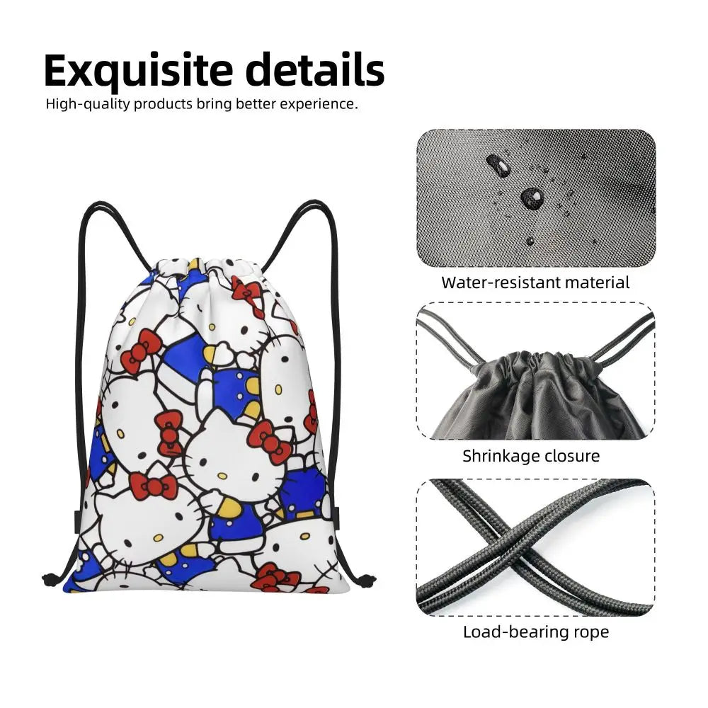 Hello Kitty Drawstring Backpack — Cute Strength, Daily Charm, Universal Smile