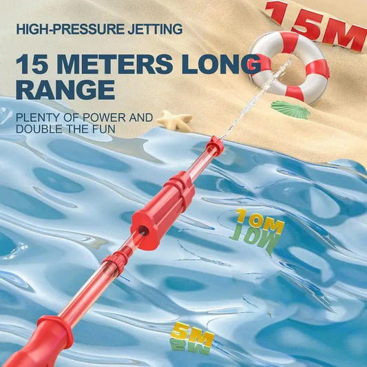 Large Backpack Water Squirter Large Backpack Water Spraying Soaker Toy Bathing Playing Interactive Hot Weather Pool Game For - THOOBO!