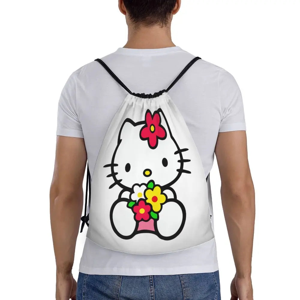 Hello Kitty Drawstring Backpack — Cute Strength, Daily Charm, Universal Smile
