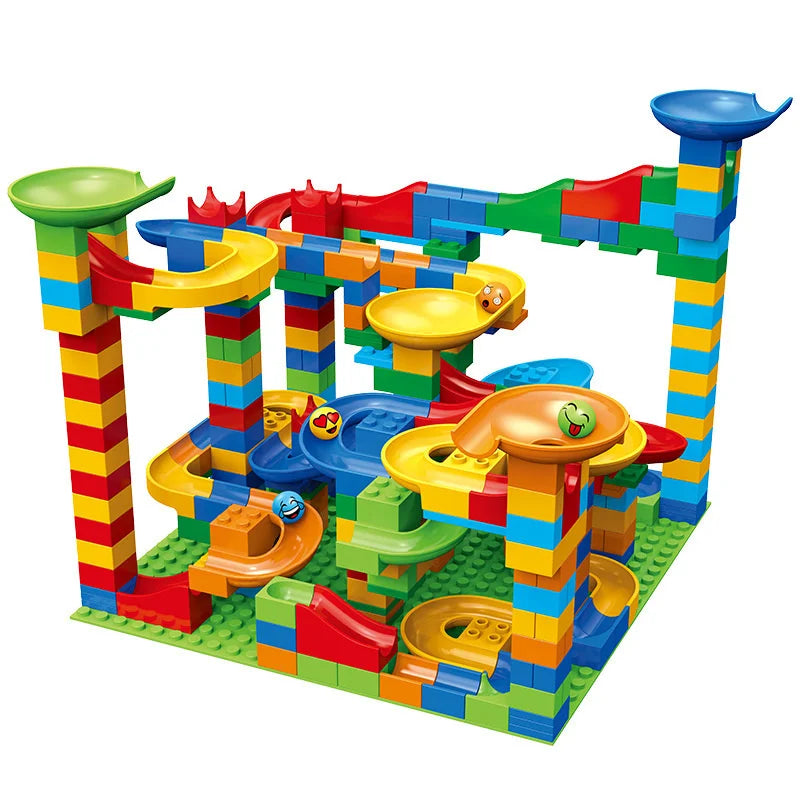 Children’s DIY Block Slide Toy – Educational Building Set for Kids