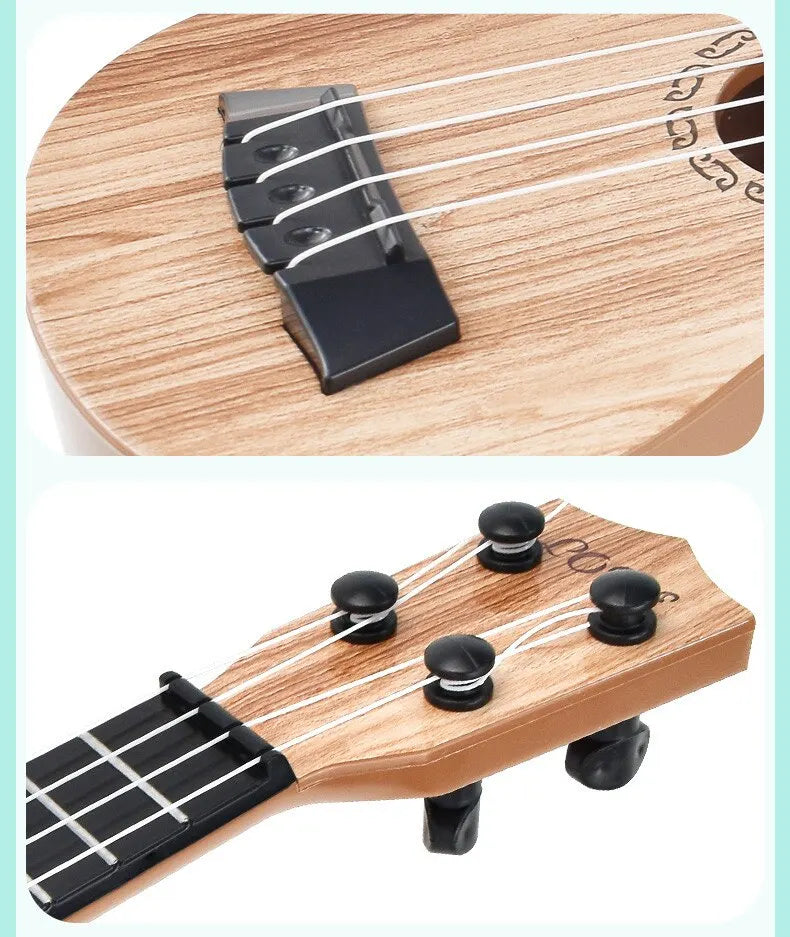 35cm Children Guitar Toy Can Be Used To Play Elementary Instruments With Paddles Simulating Yukrili Music Toys - THOOBO!