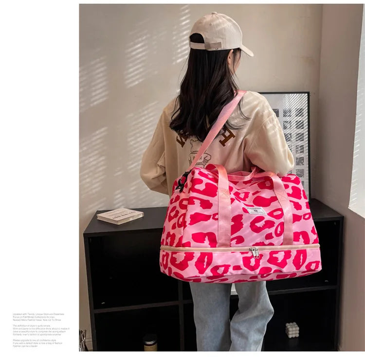 SkyVault Oxford — Waterproof Large-Capacity Travel & Gym Tote for Fashion, Fitness, and Flight