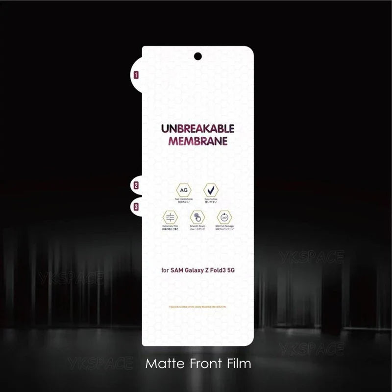 Front Back Soft Hydrogel Matte Film For Samsung Galaxy Z Fold 2 3 4 5 6 SE W21 W22 W23 W24 W25 Clear Frosted Screen Protector