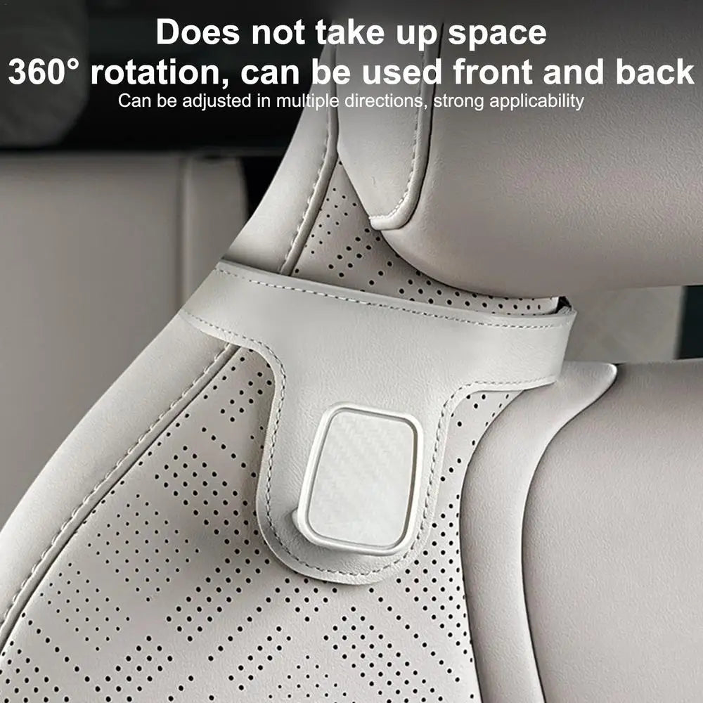 PU Leather Sports Seat Purse Hook Organizer That Says “Nope” to Chaos