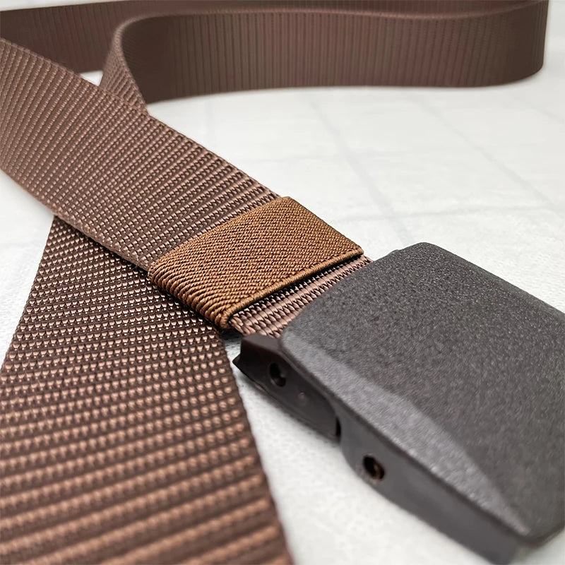 StealthStrap Airport-Ready Tactical Nylon Belt – Ultra-Light, Metal-Free, Adjustable Outdoor Waist Belt for Men & Women (1.5" Wide)