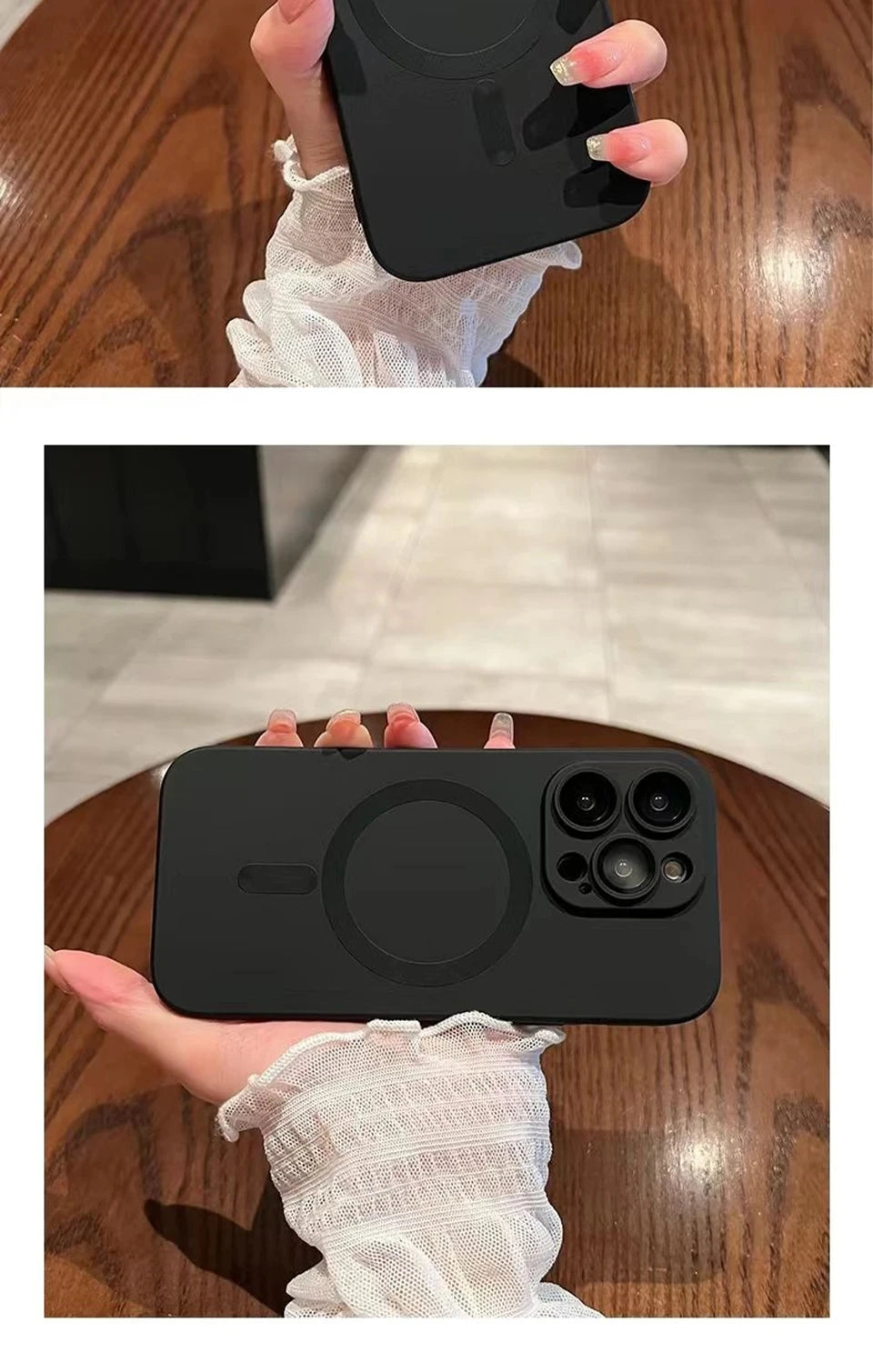 Original For Magsafe Magnetic Case For iPhone 16 13 12 11 14 15 Pro Max Matte Shockproof Cover Wireless Charge Phone Accessories - THOOBO!