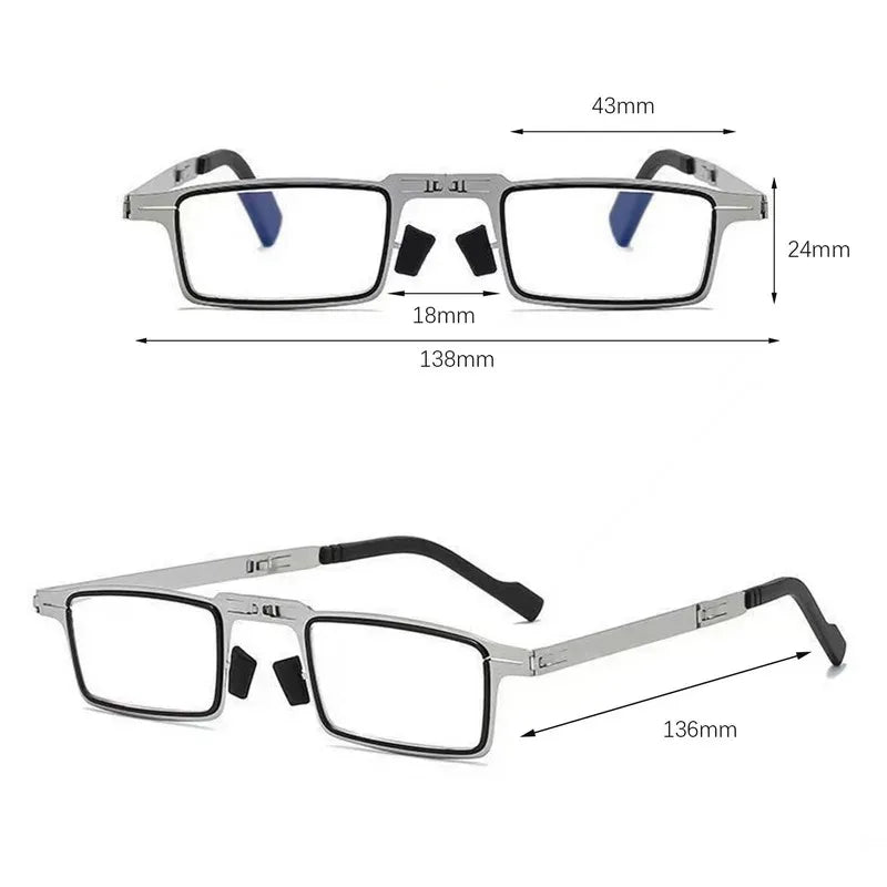 MOONBIFFY Fold & Focus – Portable Smart Folding Blue Light Reading Glasses for Men & Women 👓✨ - THOOBO!