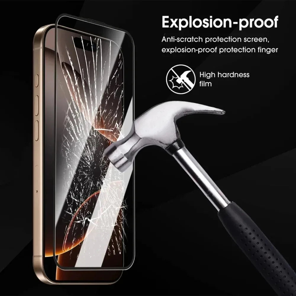 1/2/3Pcs Dust Free Installation Privacy Screen Protector for IPhone 16 17 Pro Max Plus 17 Air Anti-spy / HD Clear Tempered Glass