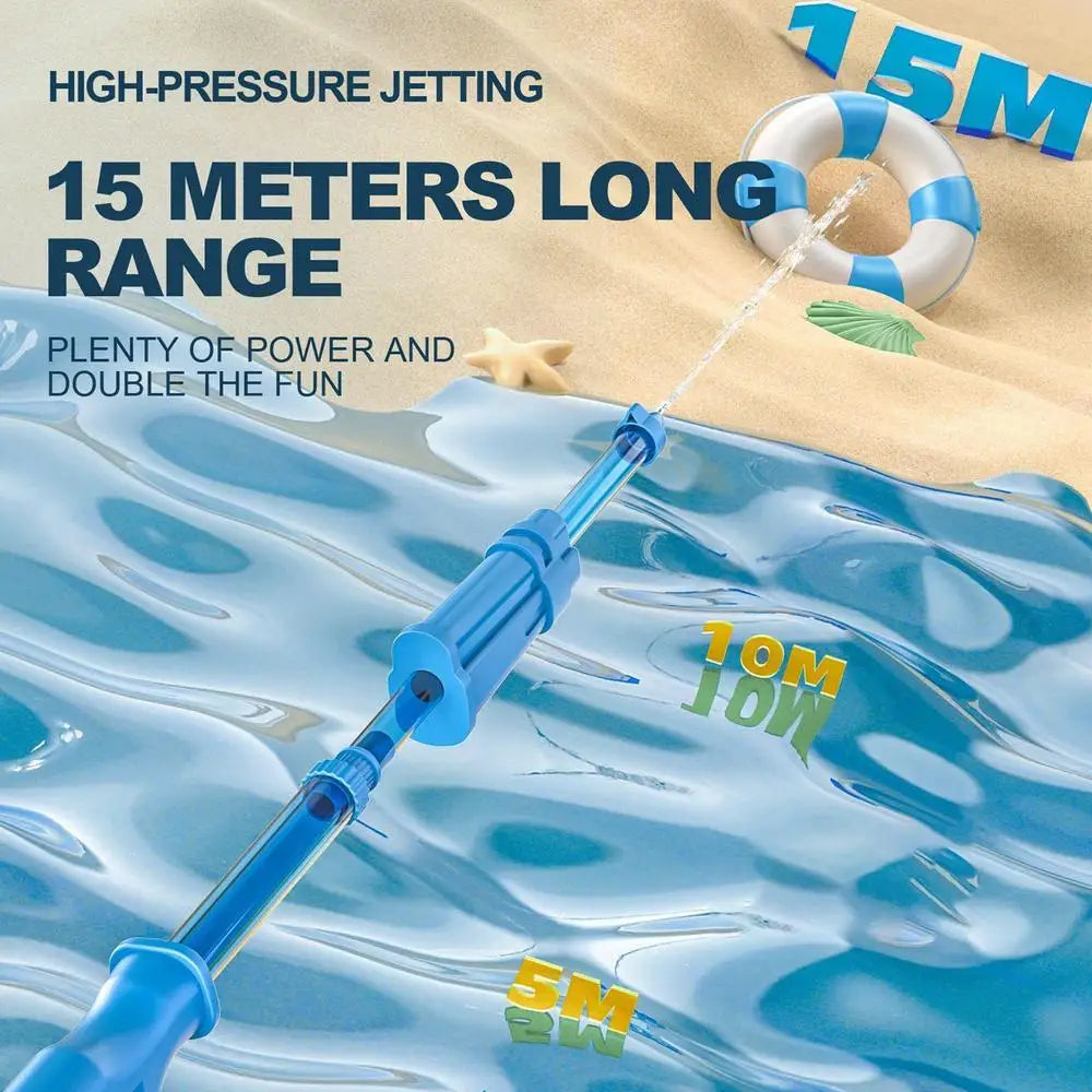 Large Backpack Water Squirter Large Backpack Water Spraying Soaker Toy Bathing Playing Interactive Hot Weather Pool Game For - THOOBO!