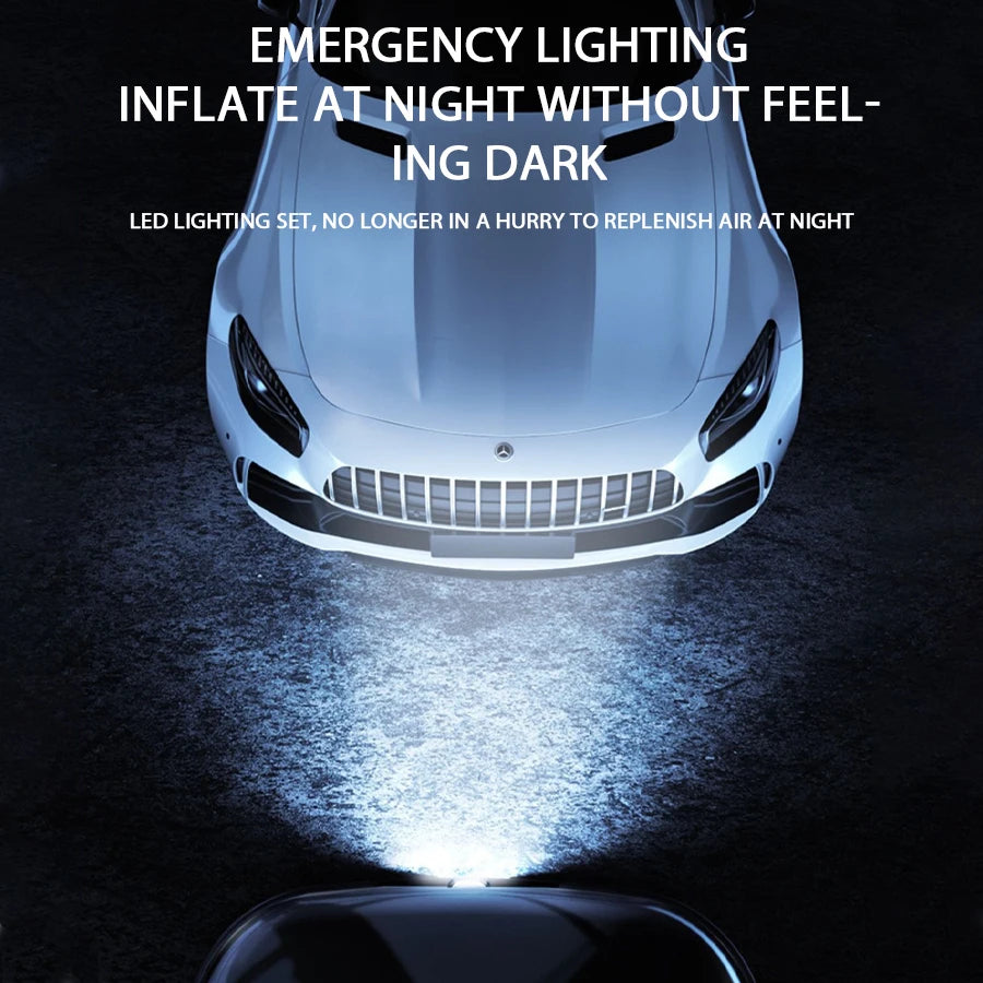 1PC Car Mounted Wireless Digital Display Inflation Pump Portable Wireless Air PumpTire Inflator for Electric Cars - THOOBO!