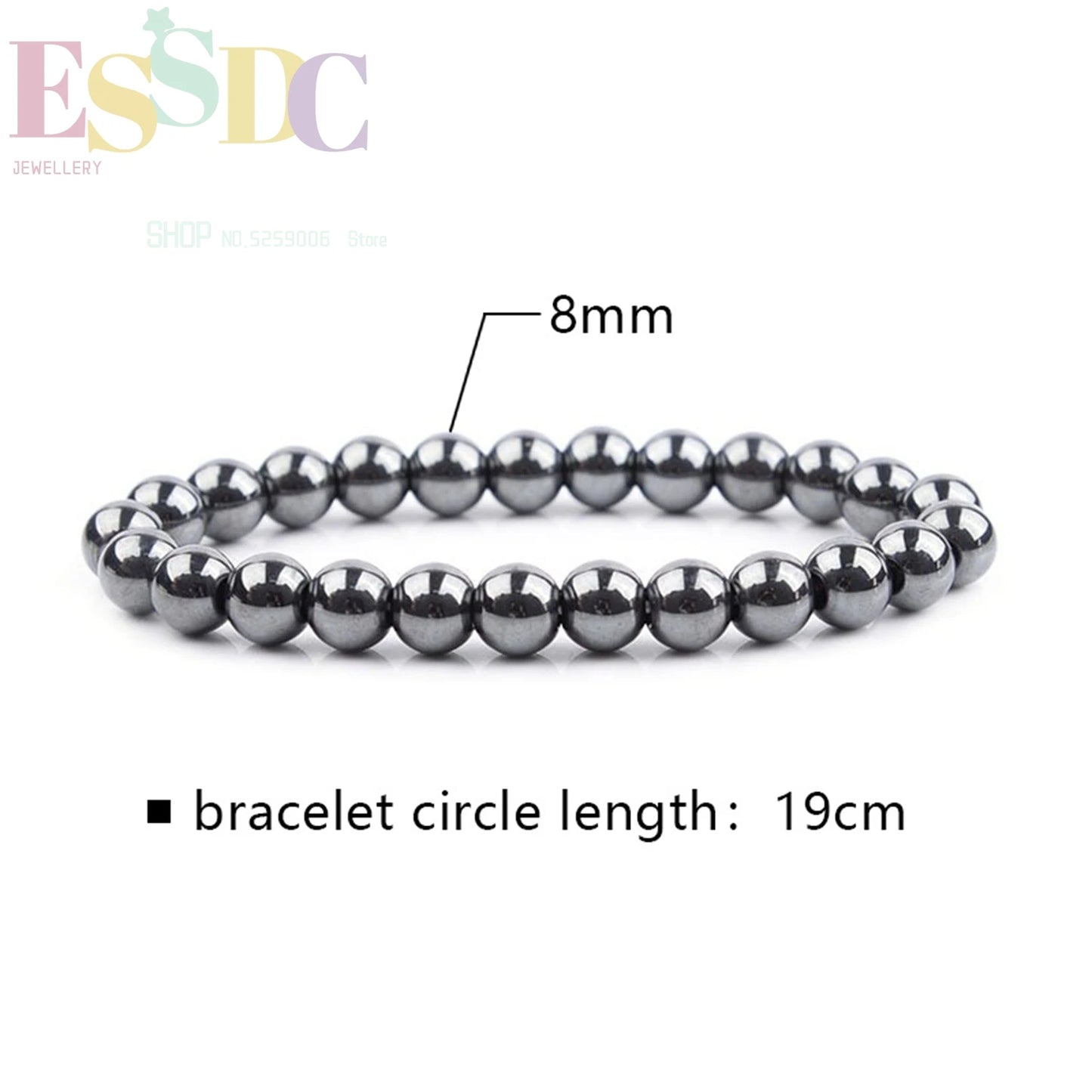 Tiger Eye & Hematite Energy Bracelet – Magnetic Healing Beads for Strength, Balance & Happy Vibes ✨