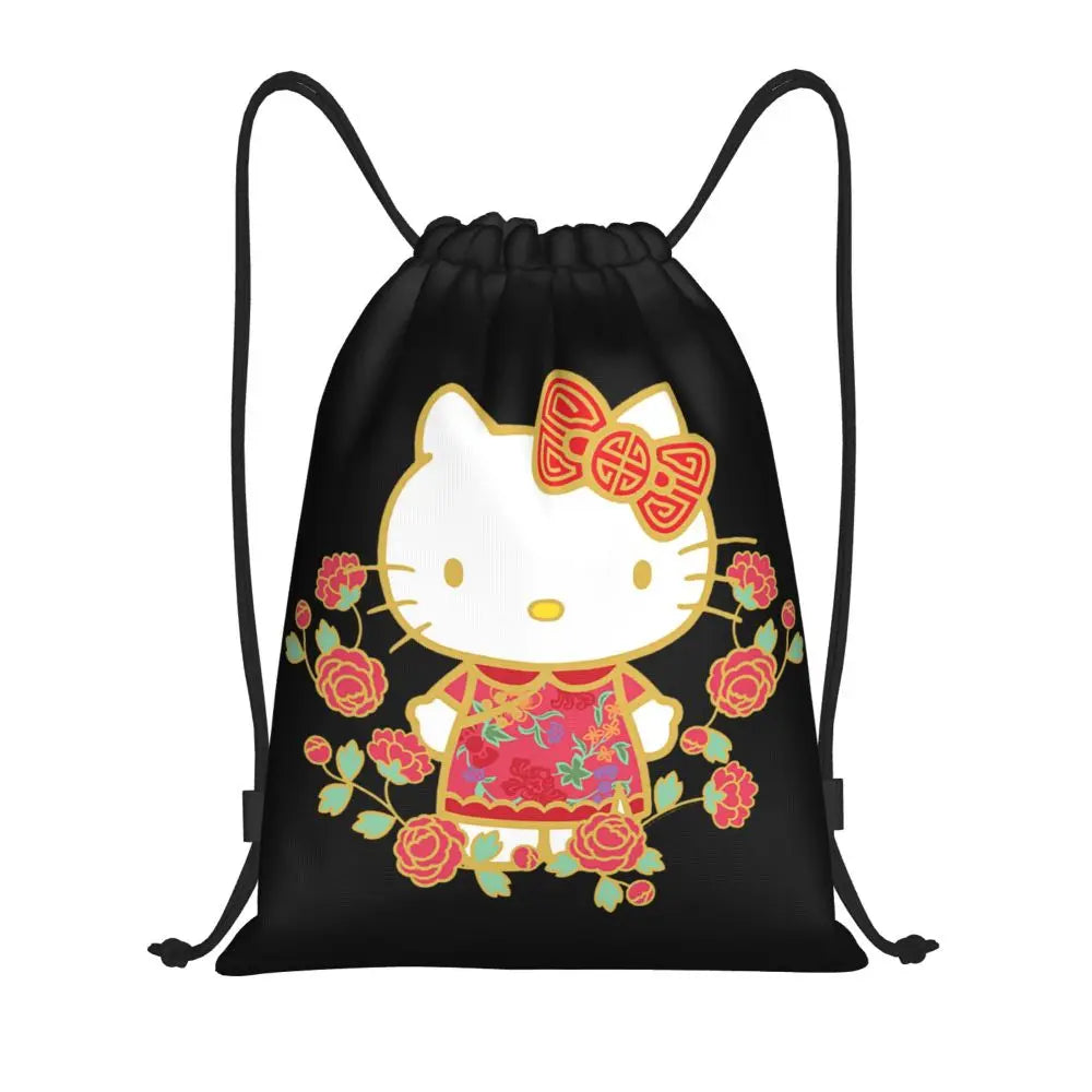 Hello Kitty Drawstring Backpack — Cute Strength, Daily Charm, Universal Smile