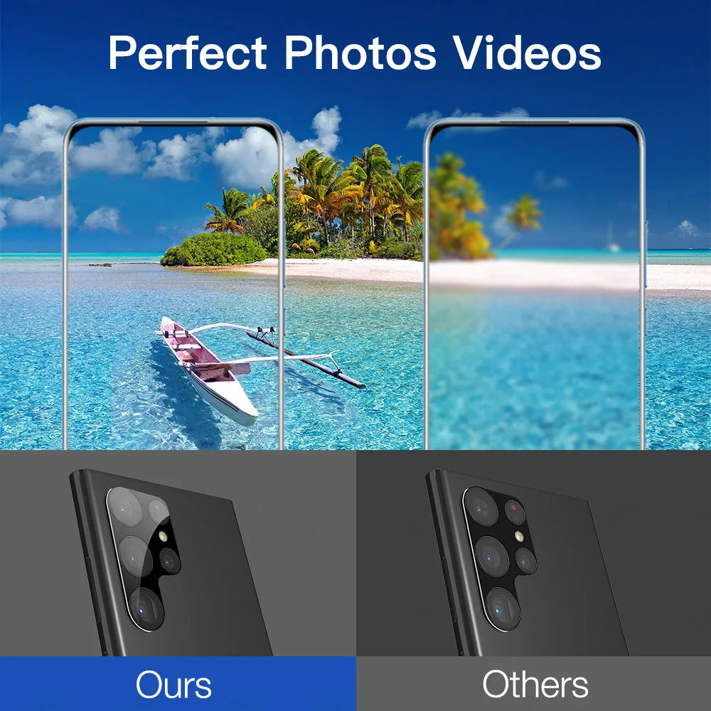 Camera Lens Protector for Samsung Galaxy S24 S23 S22 S21 Ultra Plus FE Back Camera Tempered Glass Cover Protection Accessories