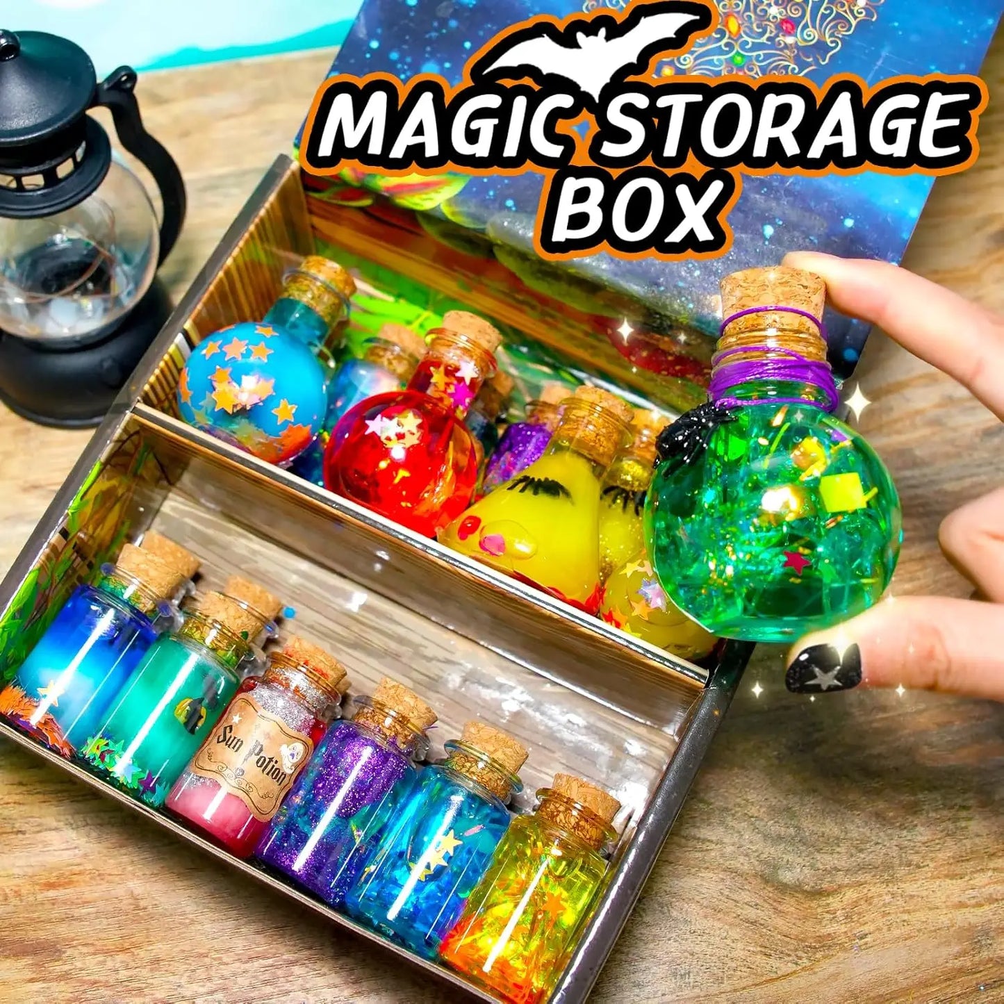 Witchlight WonderLab Potion Kit 🧪✨ — DIY Color-Changing Fairy & Horror Magic Craft Set for Halloween or Christmas