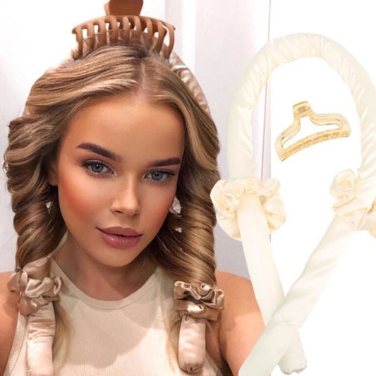 SnoozleCurls – No-Heat Lazy Wave Foam Styler for Effortless Overnight Big Curls (Sleep-In Hair Magic!)