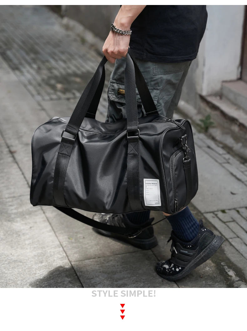 StormCore Duffle — Waterproof Oxford Gym & Travel Bag With Shoe Compartment & Wet Pocket