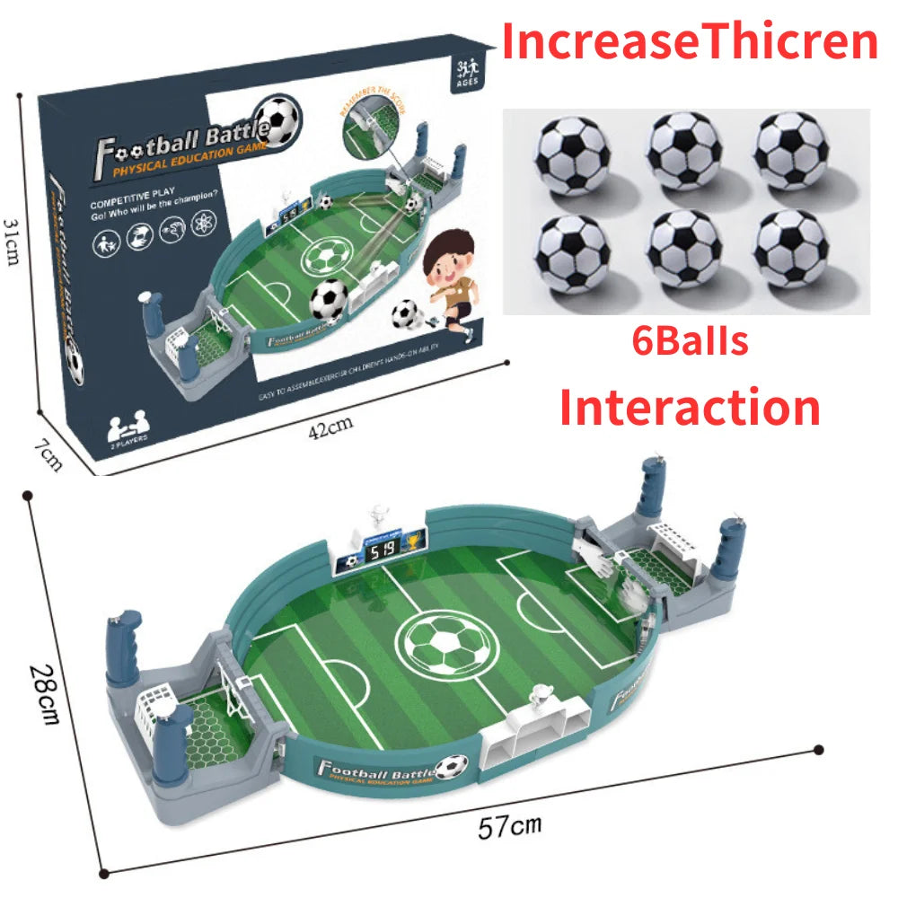 Soccer Table Football Board Game For Family Party Game Tabletop Play Ball Soccer Toys Portable Sport Outdoor Toy Gift For Kids - THOOBO!