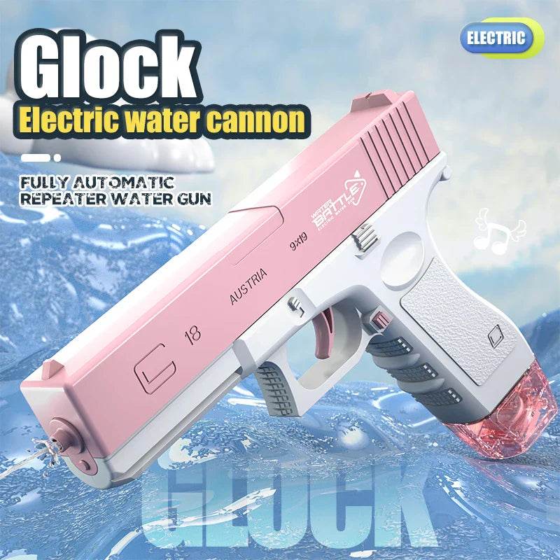 Electric Water Gun, Automatic Squirt Guns Water Pistol  Large Capacity Summer Outdoor Beach Swimming Pool Party Toy