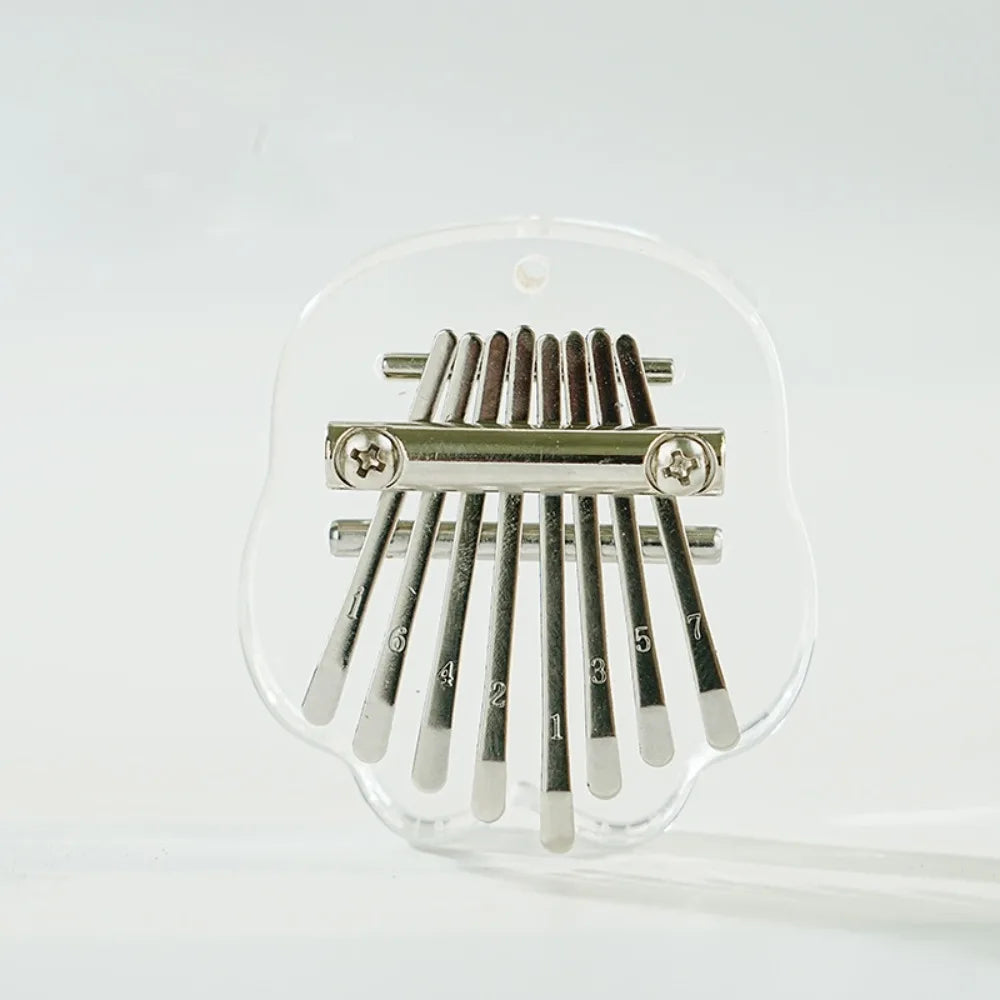 Piano Pendant 8 Key Finger Thumb Piano Marimba Musical Adult Beginners Kalimba Mini Thumb Piano Good Accessory Pendant Gift - THOOBO!