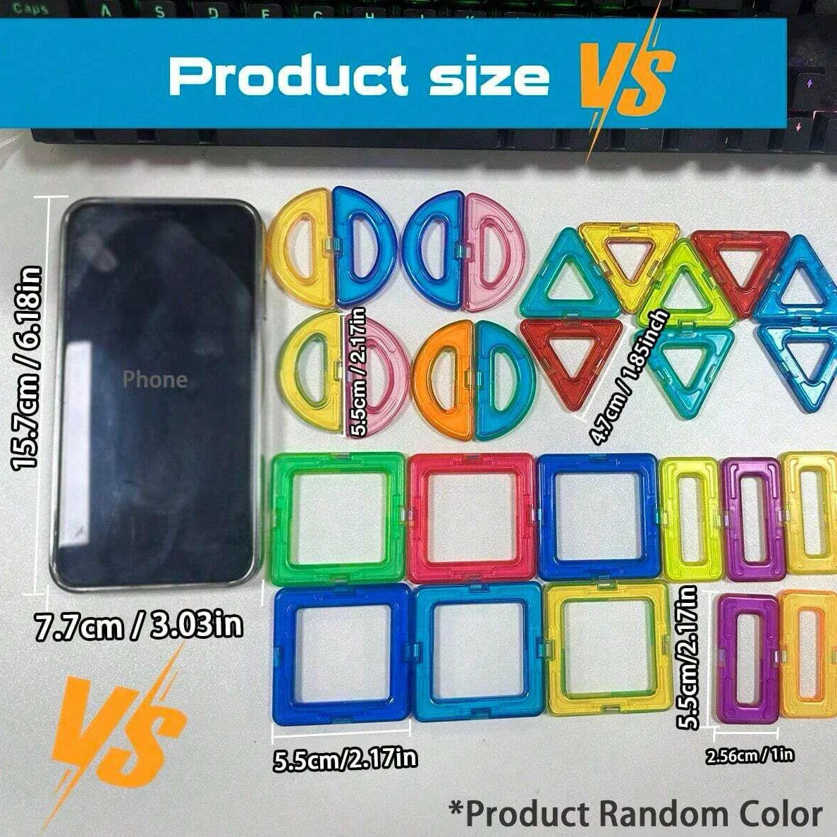 Magnetic Building Blocks for Kids – STEM Construction Learning Toy