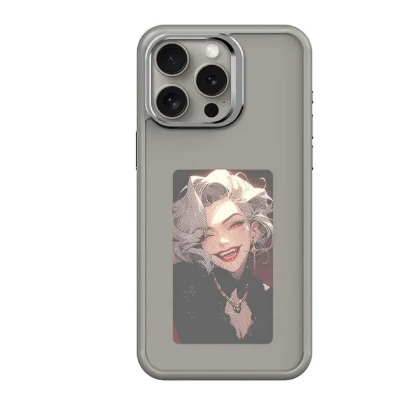 DIY E-Ink Screen NFC Function Phone Case Four Color Display Wireless Transmission 3.7-inch Screen for Iphone 13/14/15
