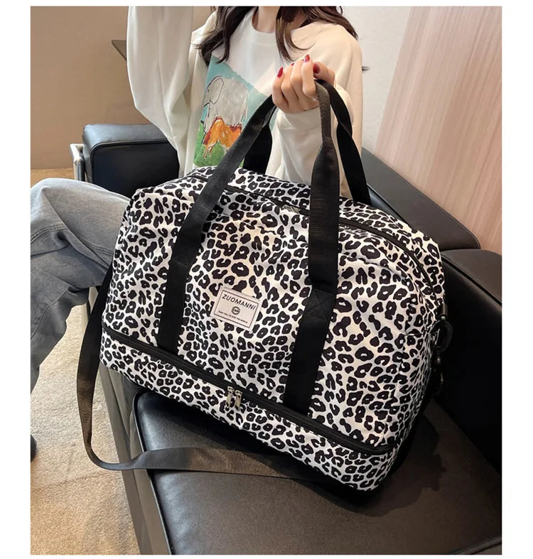 SkyVault Oxford — Waterproof Large-Capacity Travel & Gym Tote for Fashion, Fitness, and Flight