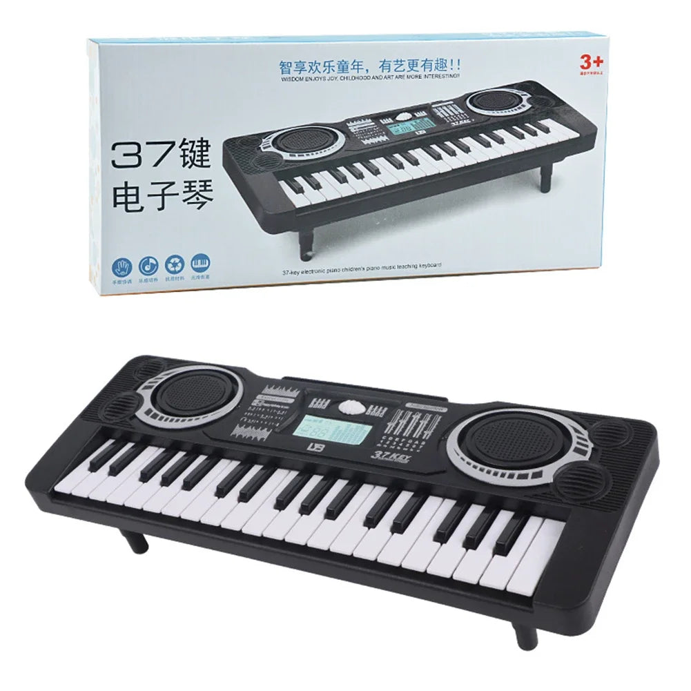 Digital Electronic Piano Kids Educational Toy Portable 37 Keys Electronic Piano Keyboard Children Musical Instrument - THOOBO!