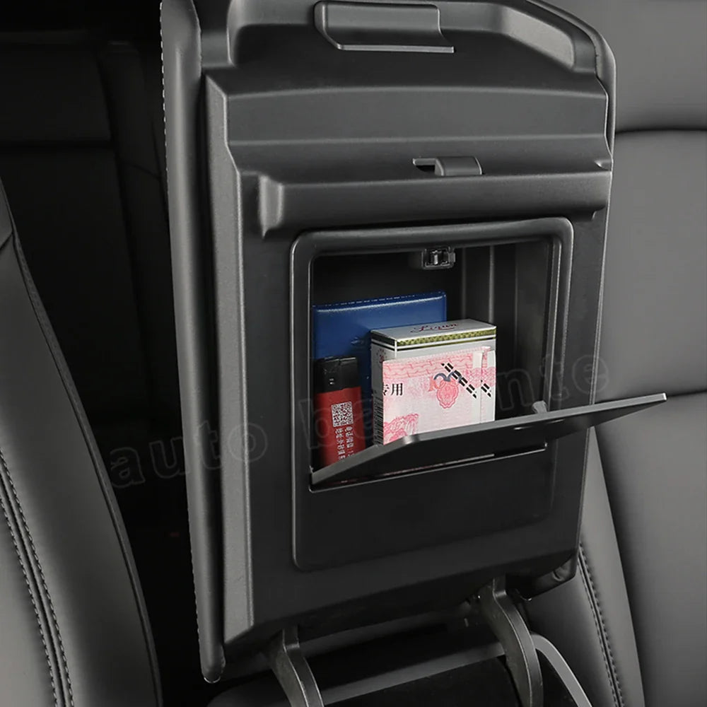 For Tesla Model 3 Y 2017 - 2022 2023 Center Console Organizer Armrest Hidden Storage Box Car Accessory Auto Armrest Holder Box