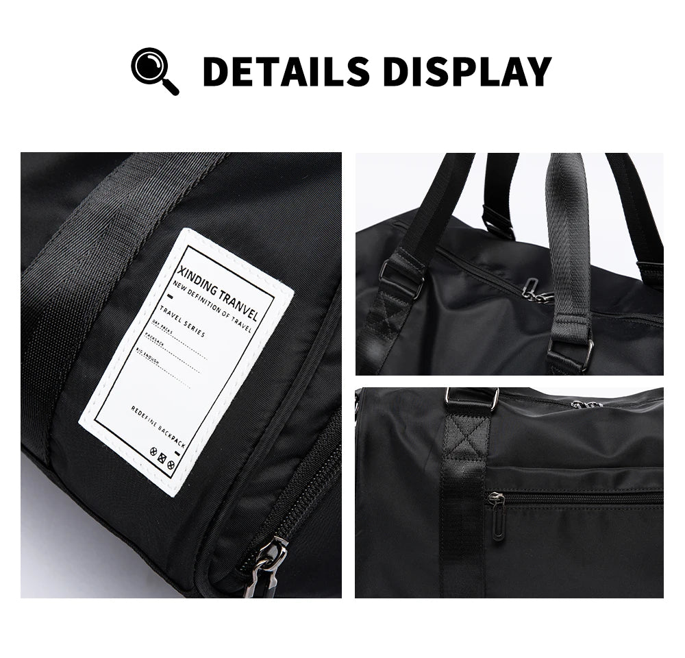 StormCore Duffle — Waterproof Oxford Gym & Travel Bag With Shoe Compartment & Wet Pocket