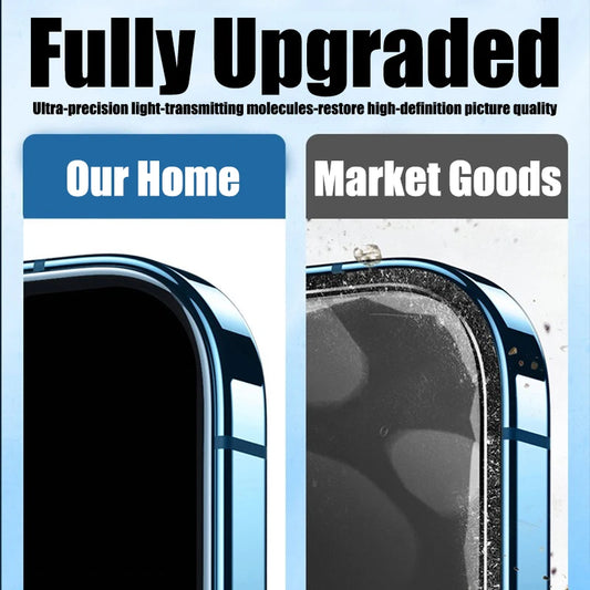 4PCS Tempered Glass for iPhone 11 12 13 14 15 Pro XR X XS Max Screen Protector on for iPhone 12 13 Mini 7 8 6 Plus SE Glass - THOOBO!