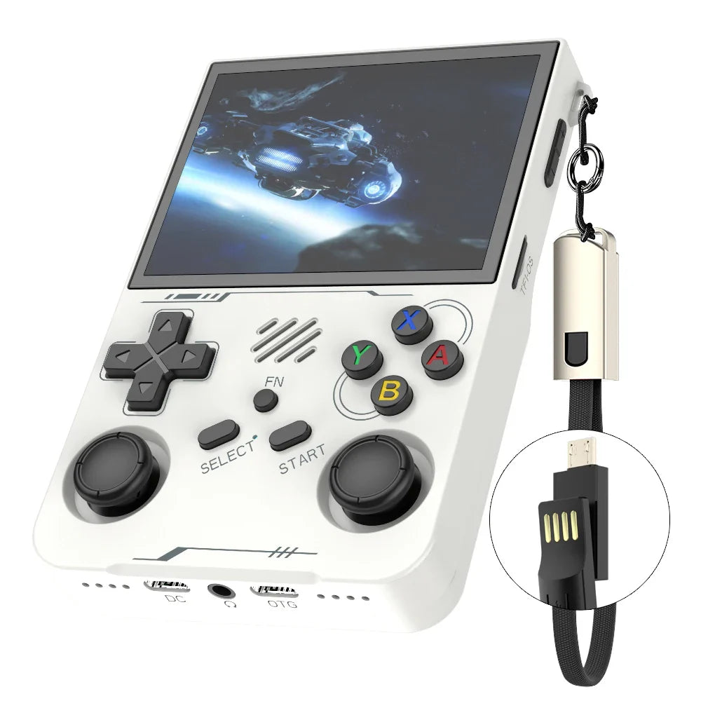 R36S updated R36XX Retro Handheld Game Console Linux ARKOS 3.5Inch IPS Screen Portable Pocket Video Player  Wi-Fi Games Kid Gift
