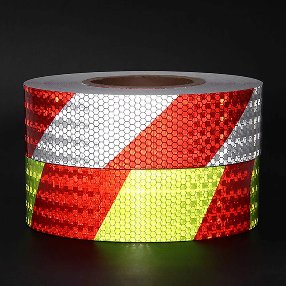 GlowStripe Pro – Shining Reflective Safety Warning Tape for Cars, Bikes & Bold Adventures - THOOBO!