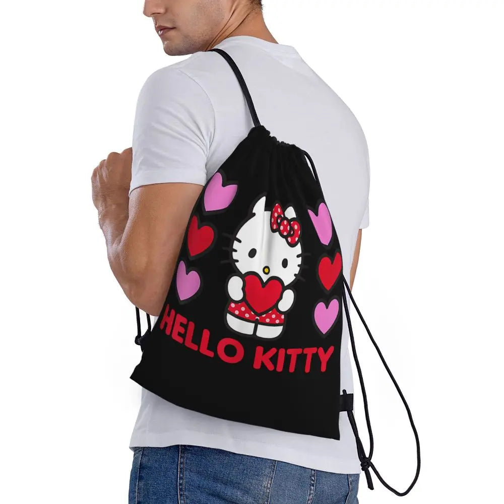 Hello Kitty Drawstring Backpack — Cute Strength, Daily Charm, Universal Smile