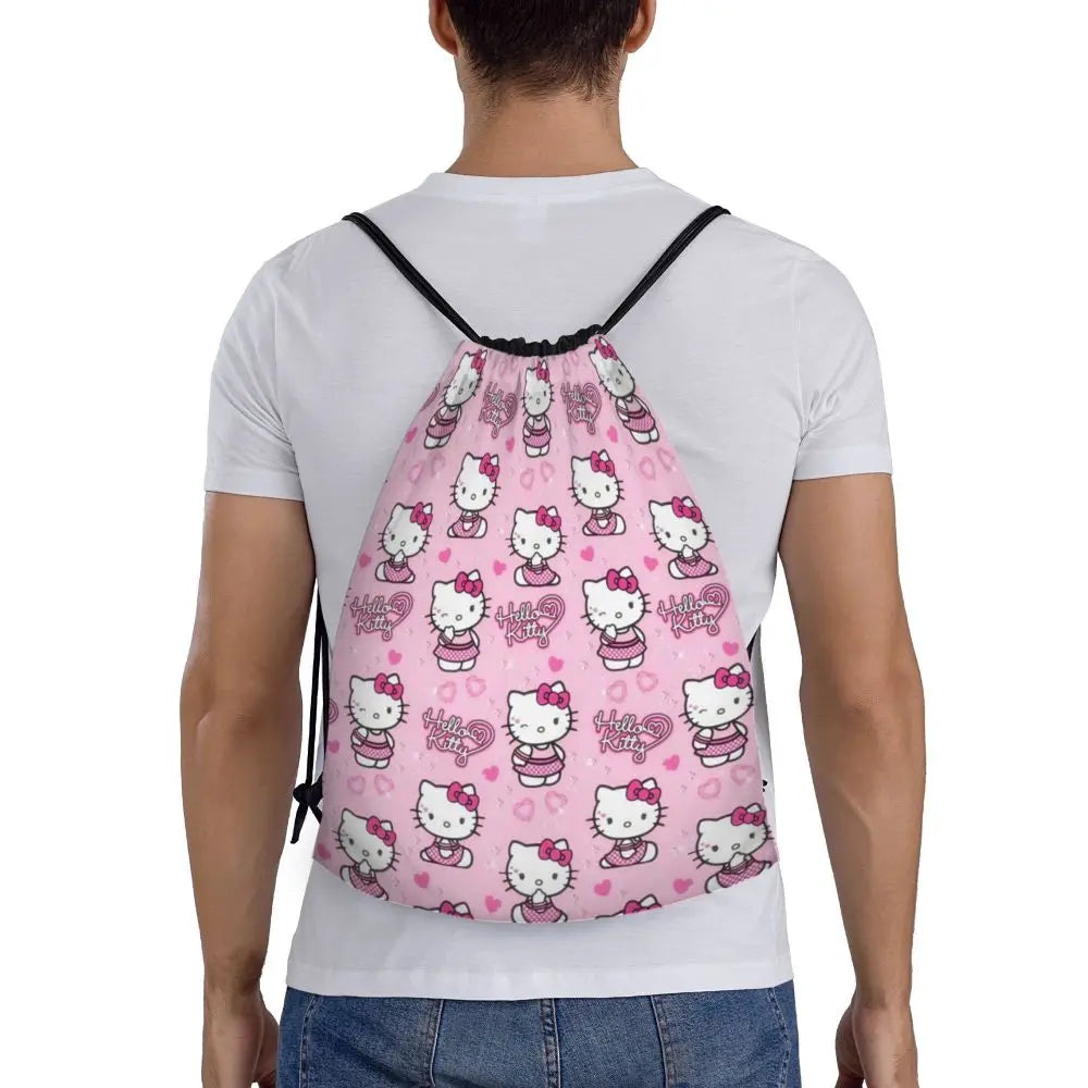 Hello Kitty Drawstring Backpack — Cute Strength, Daily Charm, Universal Smile