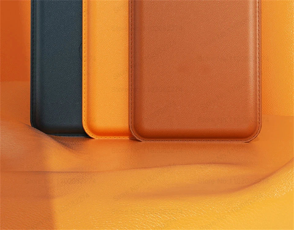 For Magsafe Leather Wallet Case Compatible For Apple iPhone 15 12 13 Pro Max Plus Fashion Magnetic Card Holder Cover Accessories - THOOBO!